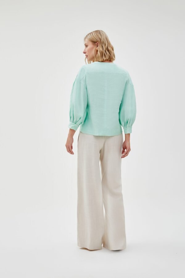 Calça Pantalona Linho Misto - Imagem 4