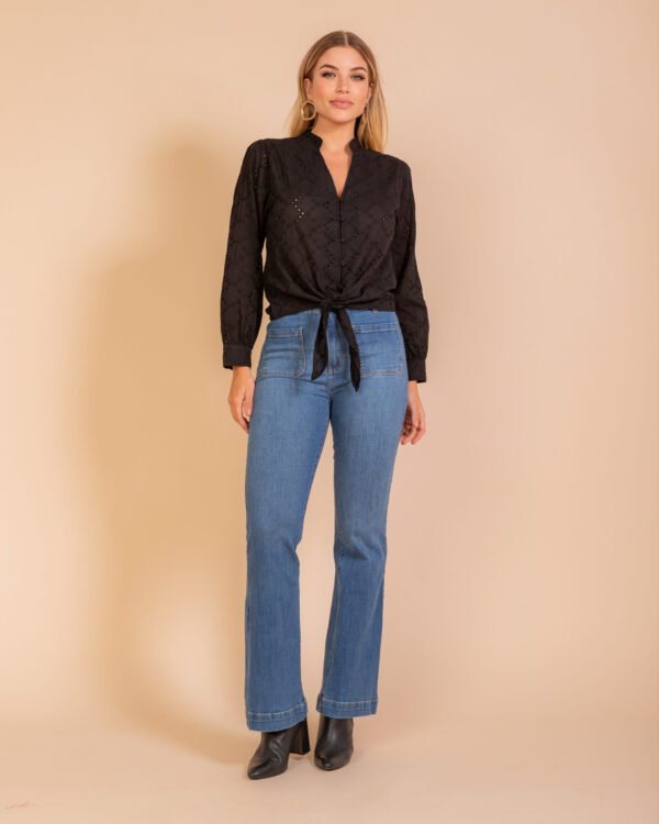 Blusa laise amarração - Imagem 4