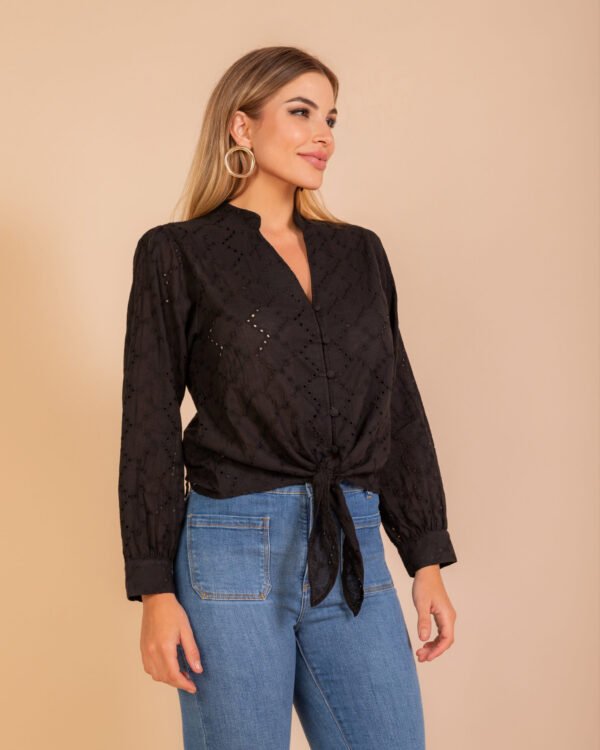Blusa laise amarração - Imagem 5
