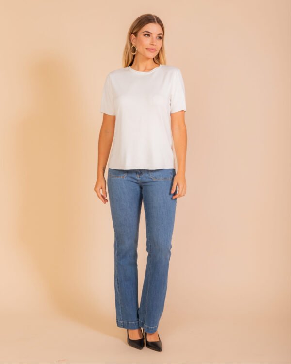 Camiseta Lisa Gola Redonda - Imagem 2