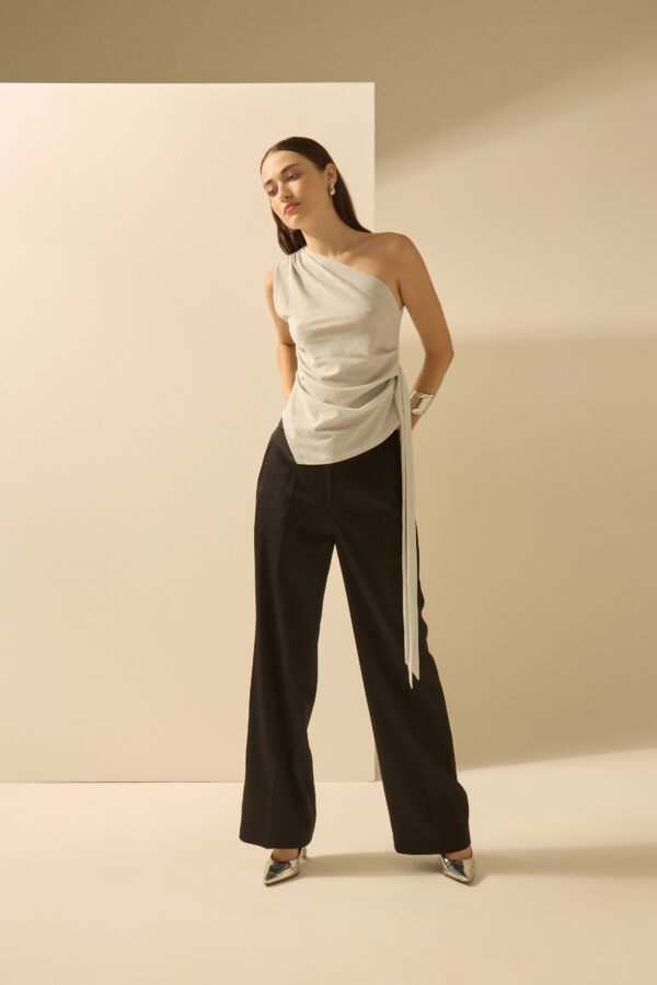 BLUSA 1 OMBRO SÓ MALHA LUREX - Imagem 2