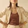 BLAZER CREPE COM BOTÕES DOURADOS - Imagem 3