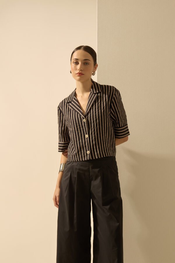 CAMISA CROPPED MANGA CURTA - Imagem 2