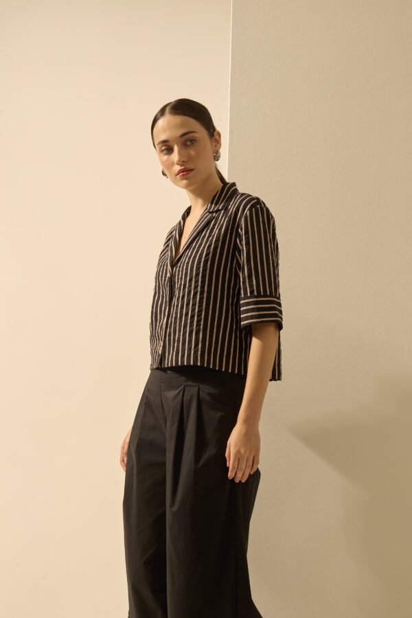 CAMISA CROPPED MANGA CURTA - Imagem 4