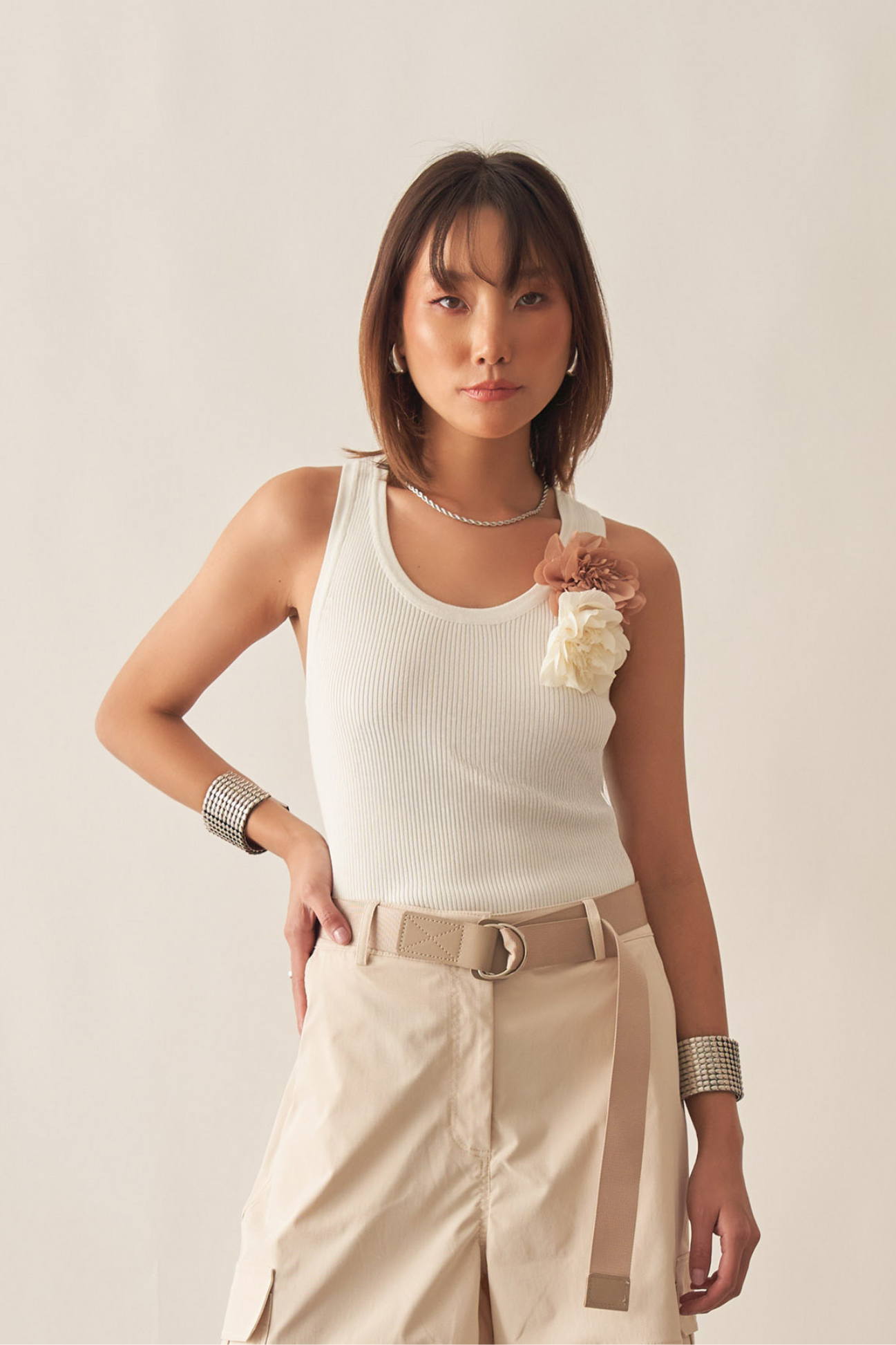 REGATA BASICA CANELADA TRICOT DECOTE U