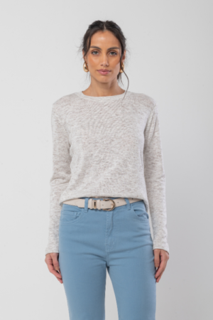 Blusa Tricot Básica Punho e Barra Enroladinho VERONICA PARK