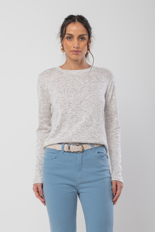 Blusa Tricot Básica Punho e Barra Enroladinho VERONICA PARK