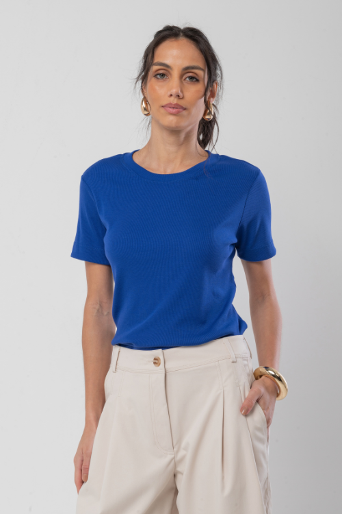 Camiseta Decote Redondo Marga Curta VERONICA PARK
